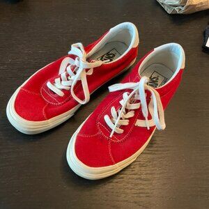 Red Suede Vans
